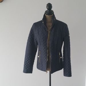 Navy Michael Kors Quilted Jacket